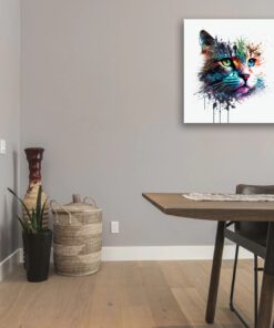 abstract cat art
