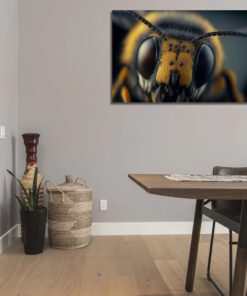 bumblebee super close up art piece