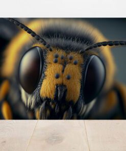 bumblebee super close up art piece