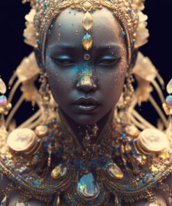 futuristic African princess