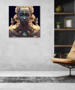 futuristic African princess