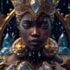 futuristic African princess