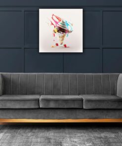 Abstract Ice Cream in a Glass Dessert Shoot