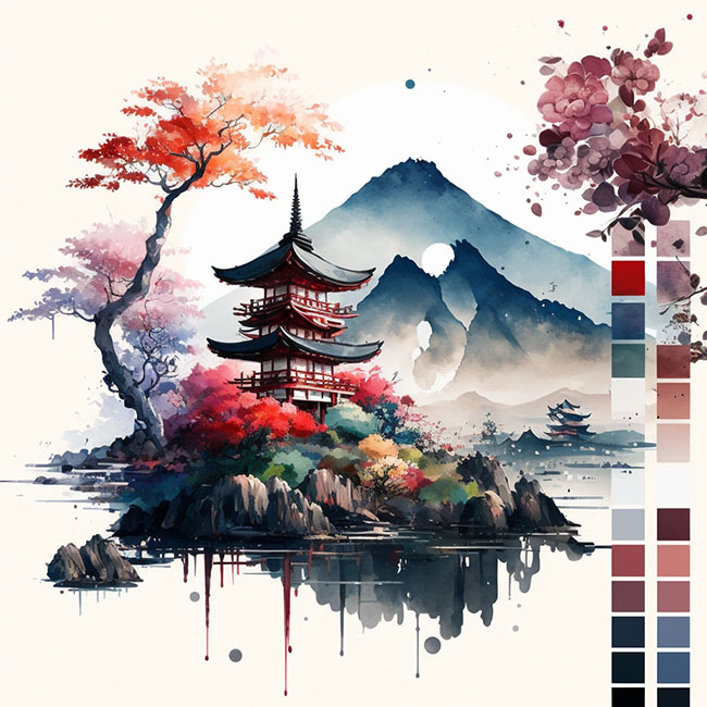 A Journey to Japan with Canvas Art