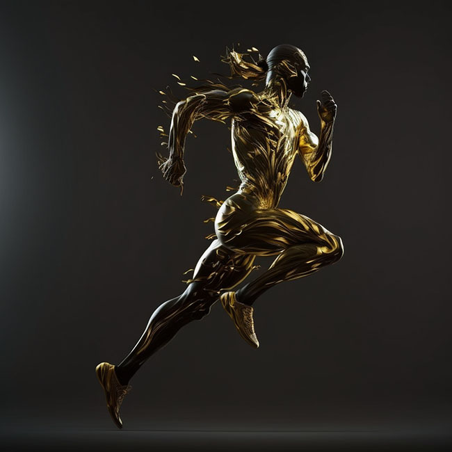 Illuminate Your Space with Golden-Edged Art