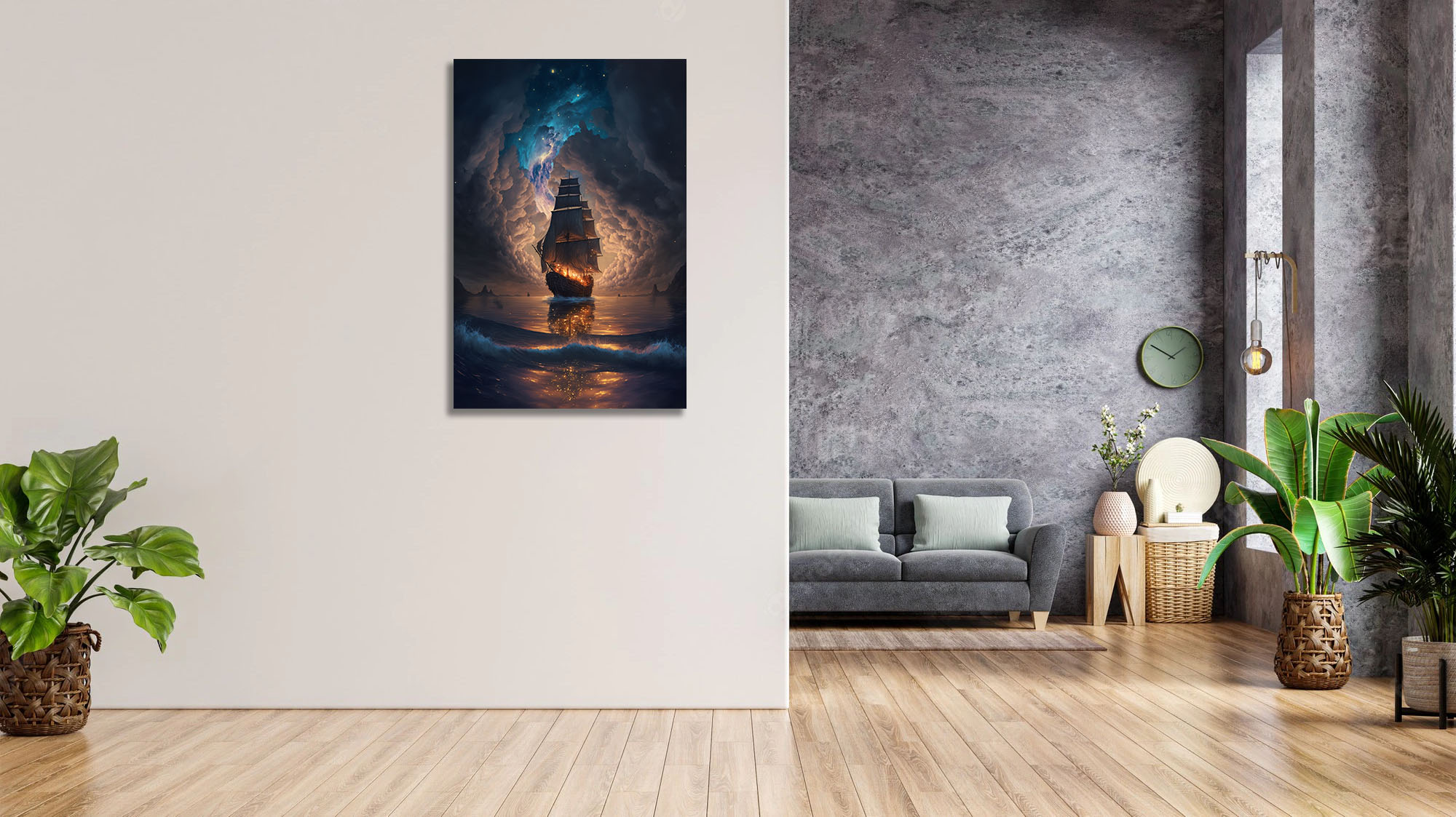 Lone Ship Under Starry Night: A Masterpiece - Image 5
