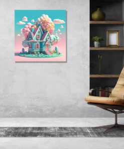 Artists Impression Cartoon Candy House