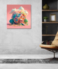 Artists Impression Cartoon Candy House