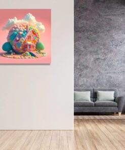 Artists Impression Cartoon Candy House