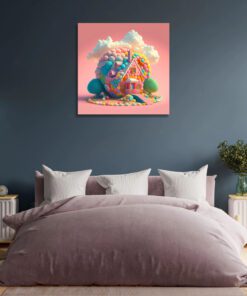 Artists Impression Cartoon Candy House