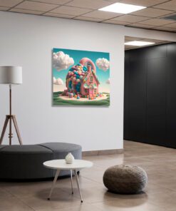 Artists Impression Cartoon Candy House