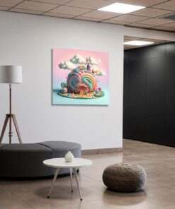 Artists Impression Cartoon Candy House