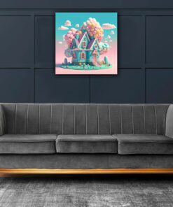 Artists Impression Cartoon Candy House