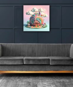 Artists Impression Cartoon Candy House