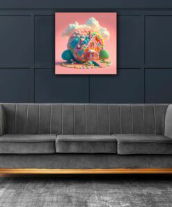 Artists Impression Cartoon Candy House