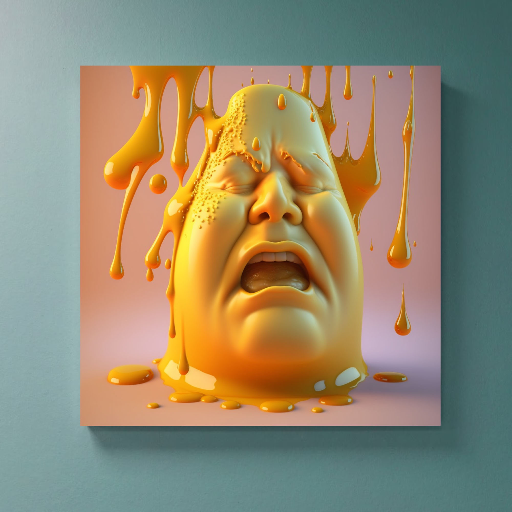 melted cheese head