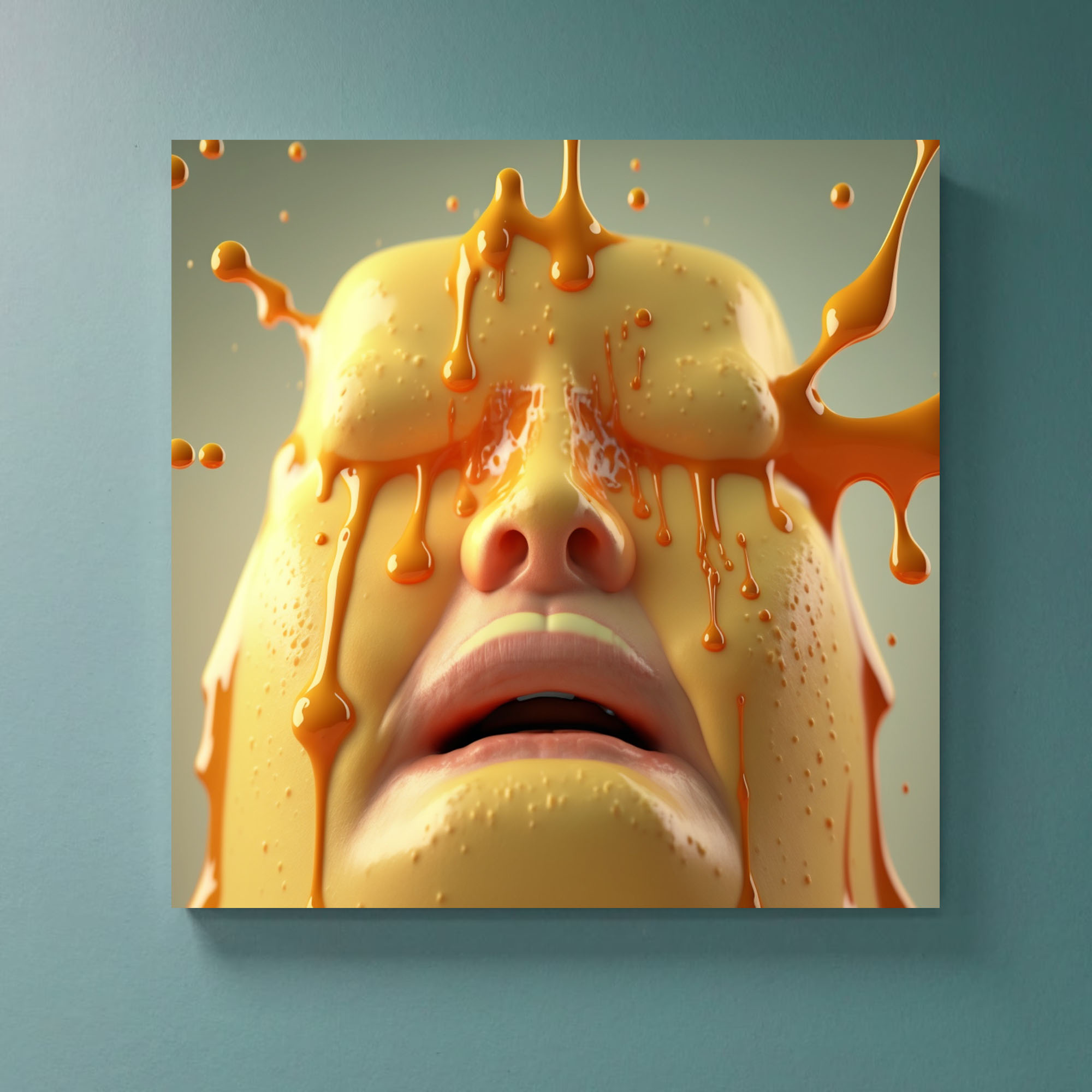 melted cheese head