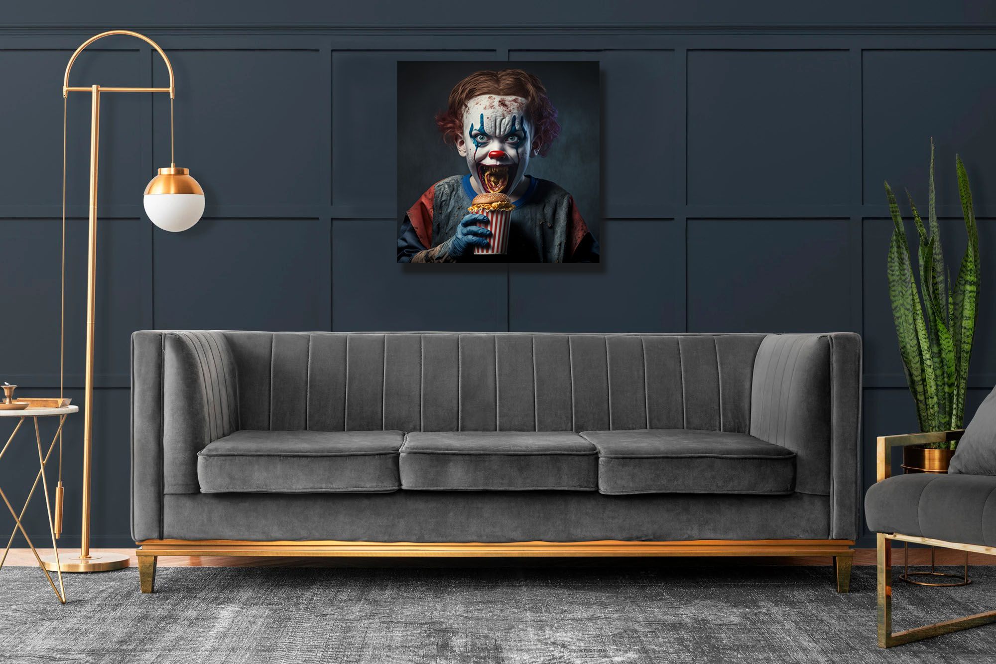 Astonishing Demon Clown Child Print - Image 7