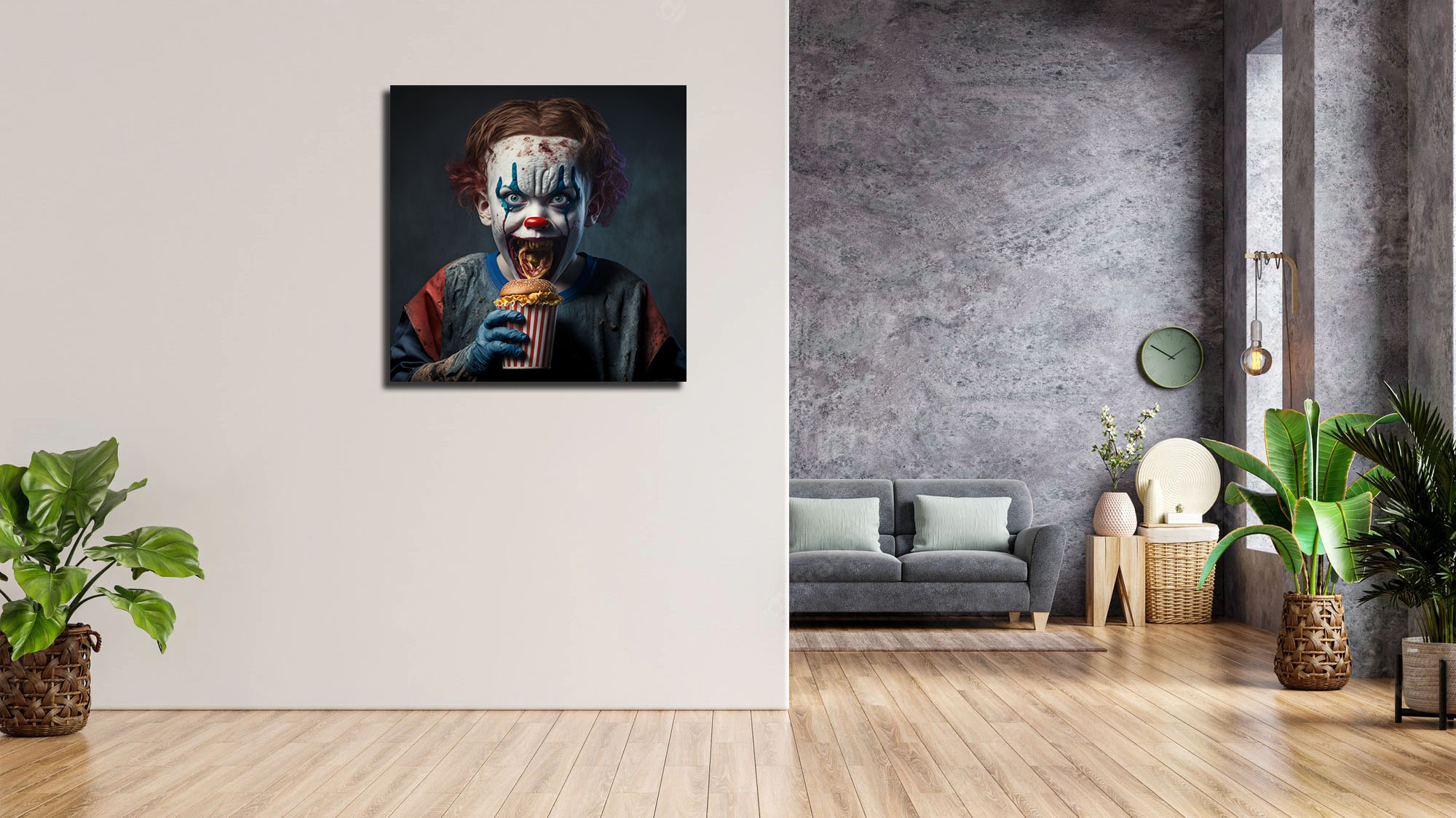 Astonishing Demon Clown Child Print - Image 5