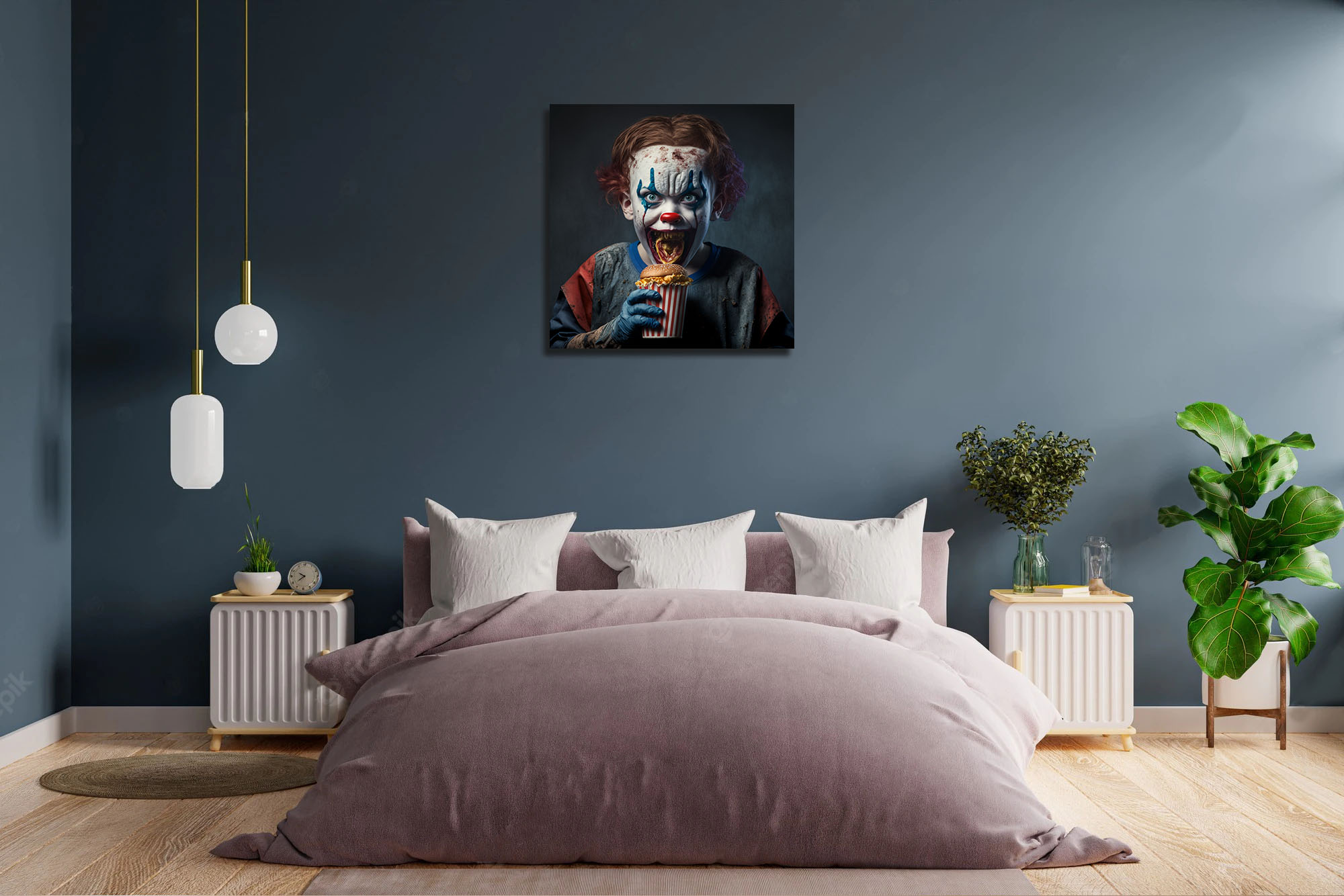 Astonishing Demon Clown Child Print - Image 4