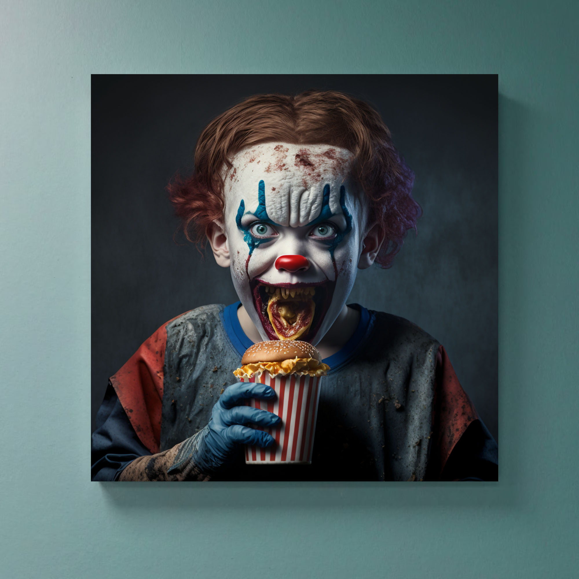 Astonishing Demon Clown Child Print - Image 2