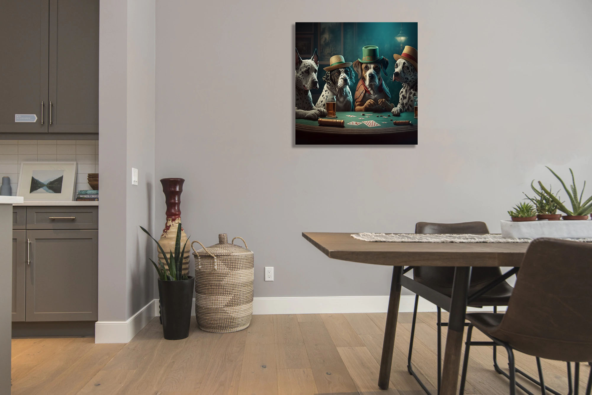 Artistic Dogs Playing Poker Print - Image 8