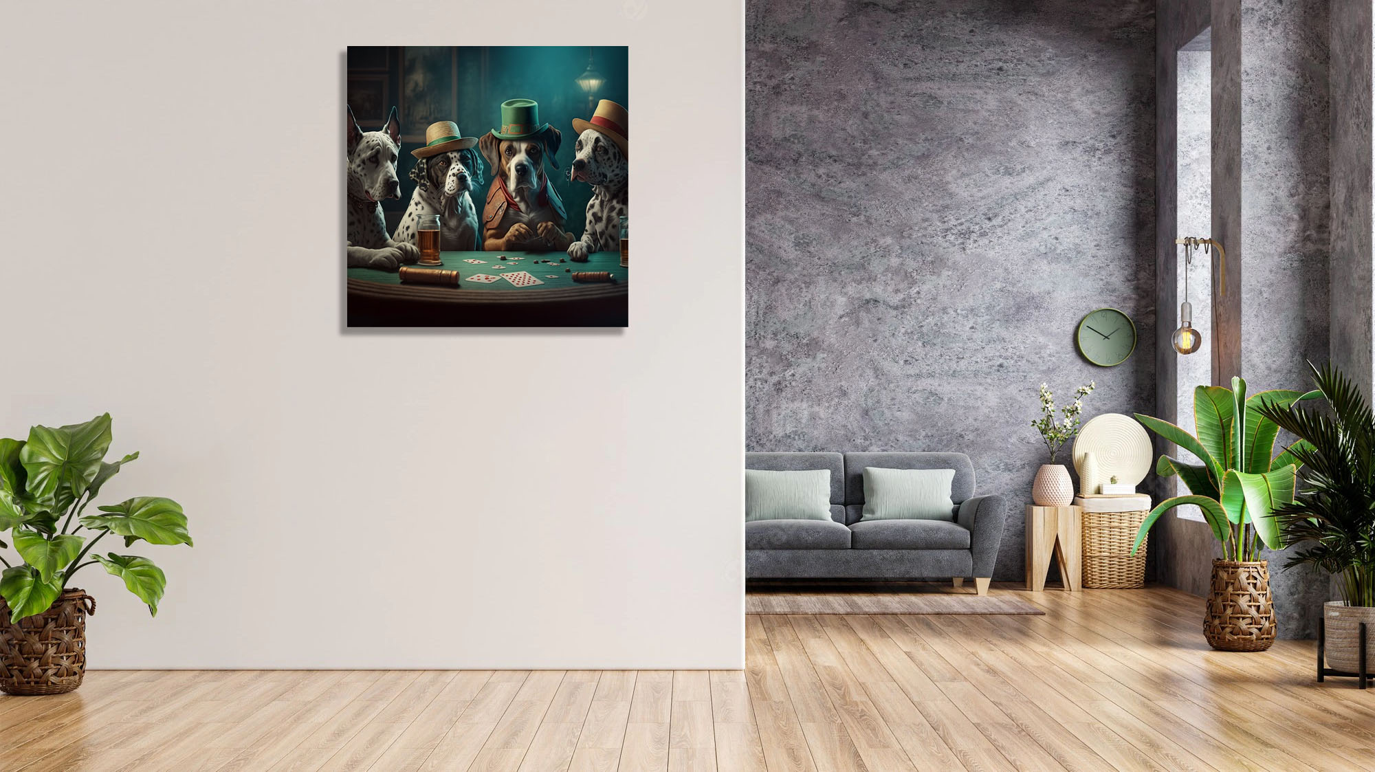 Artistic Dogs Playing Poker Print - Image 6