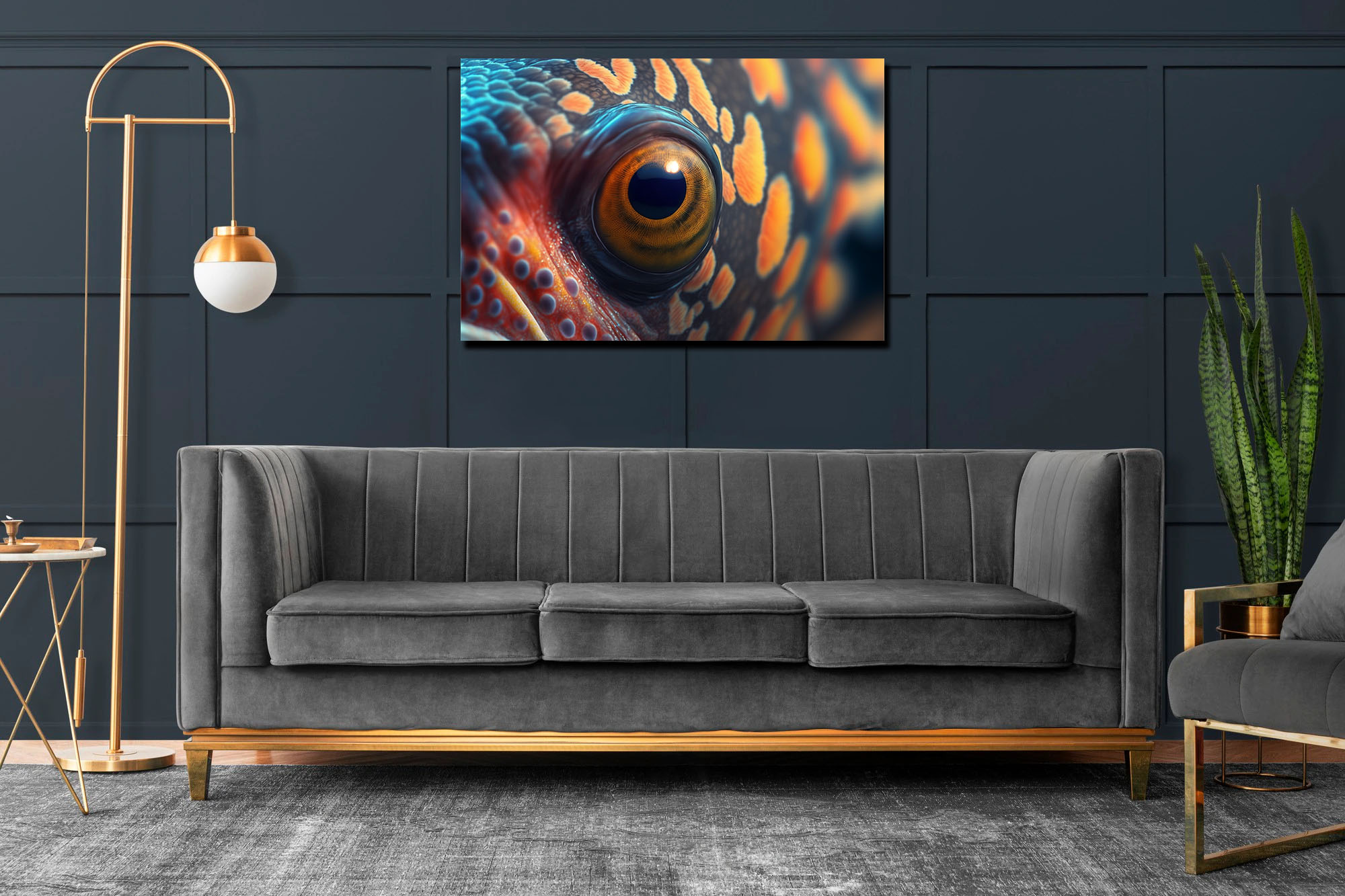 The Hyper-Realistic Fish Eye Canvas Print - Image 3
