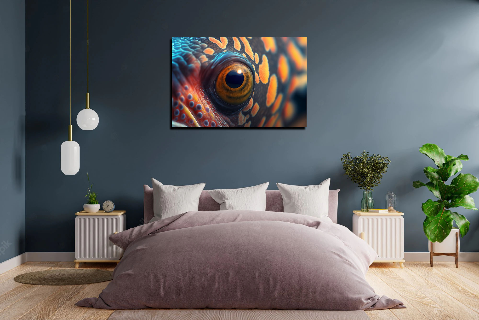 The Hyper-Realistic Fish Eye Canvas Print - Image 7