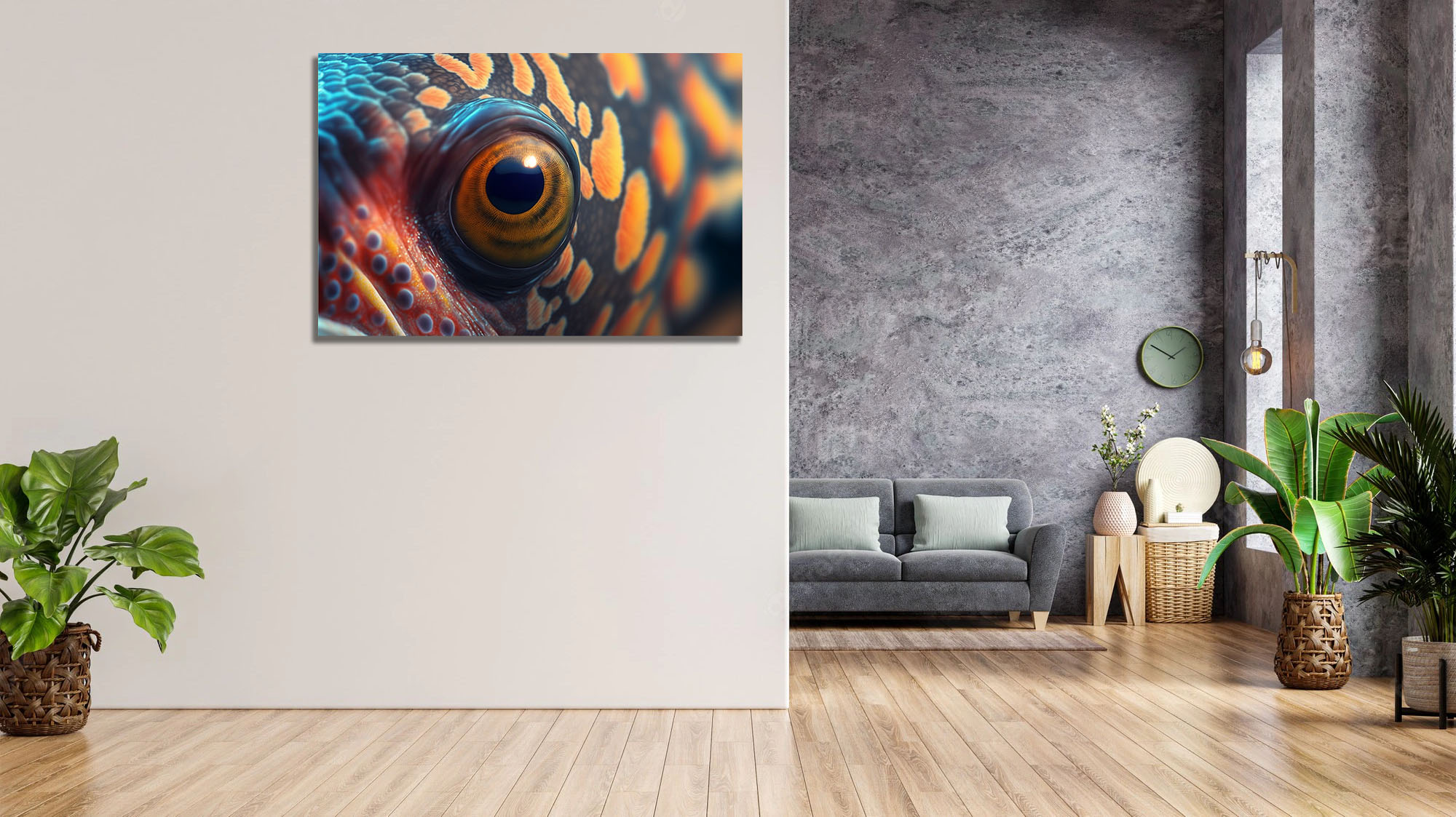 The Hyper-Realistic Fish Eye Canvas Print - Image 6