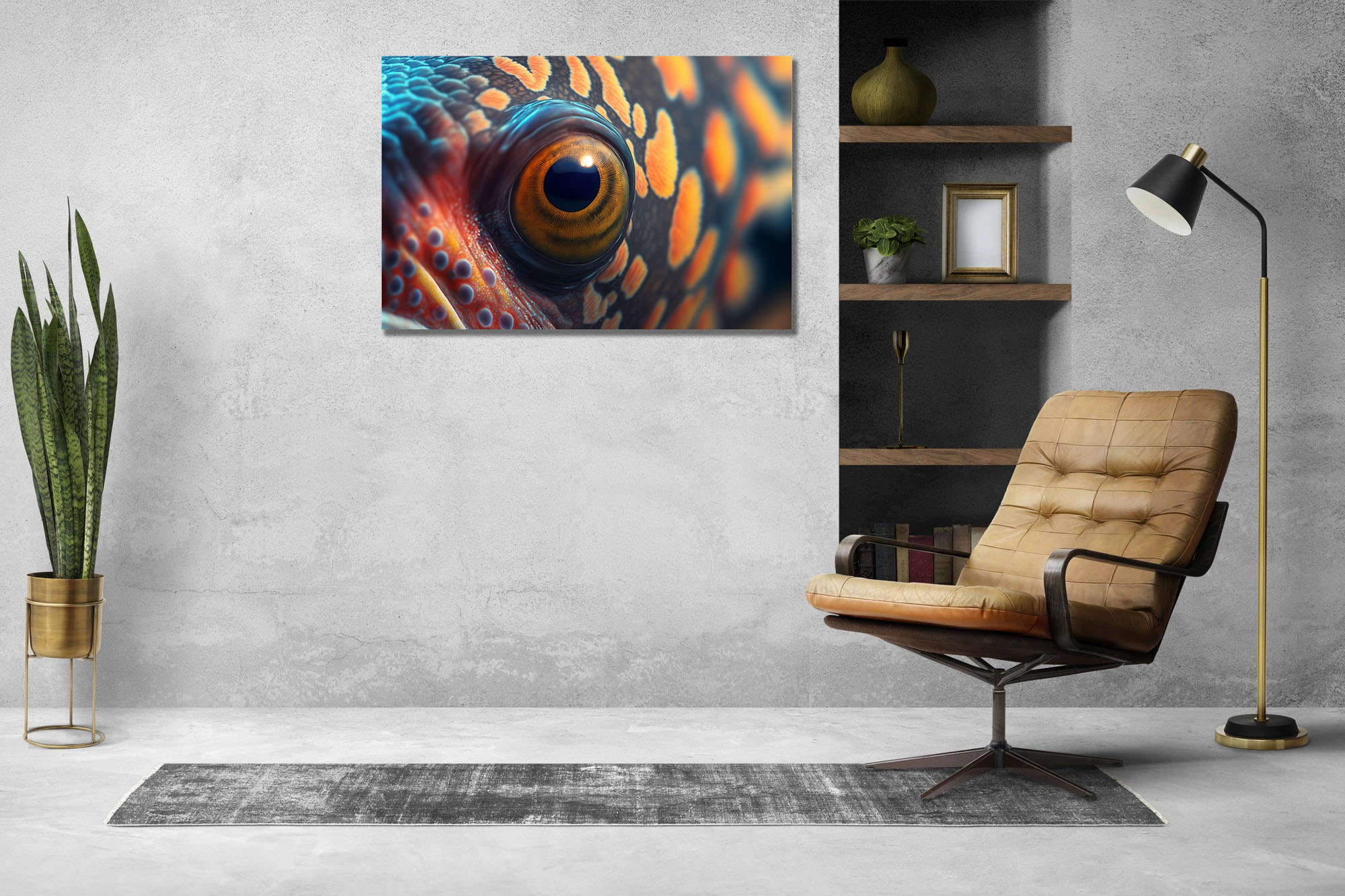 The Hyper-Realistic Fish Eye Canvas Print - Image 5