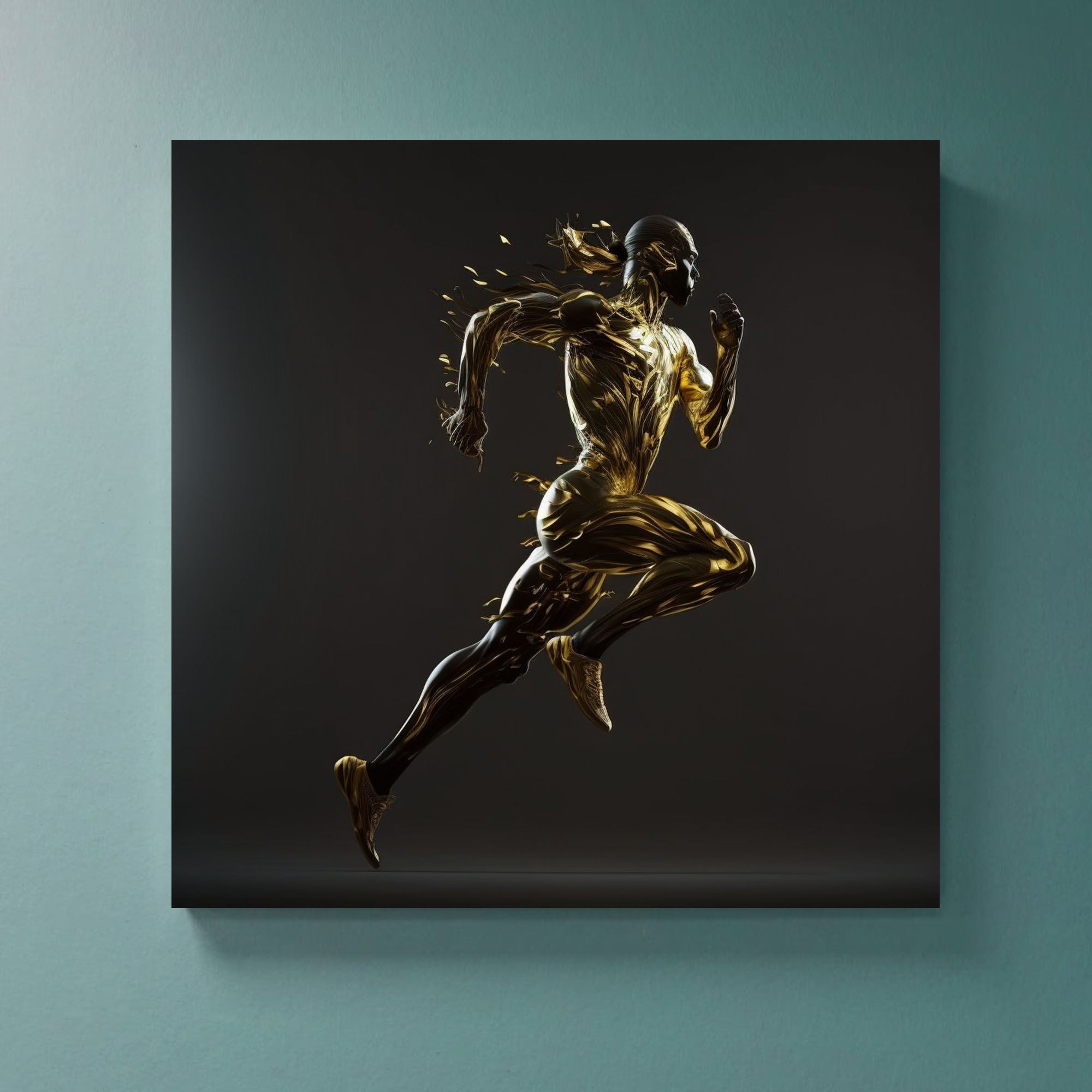 Illuminate Your Space with Golden-Edged Art - Image 2