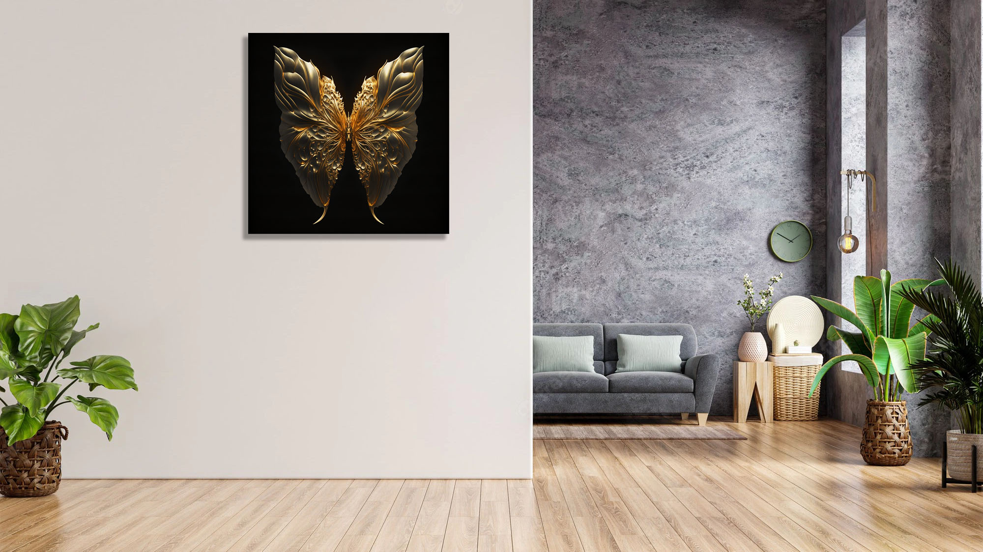 Illuminate Your Space with Golden-Edged Art - Image 6