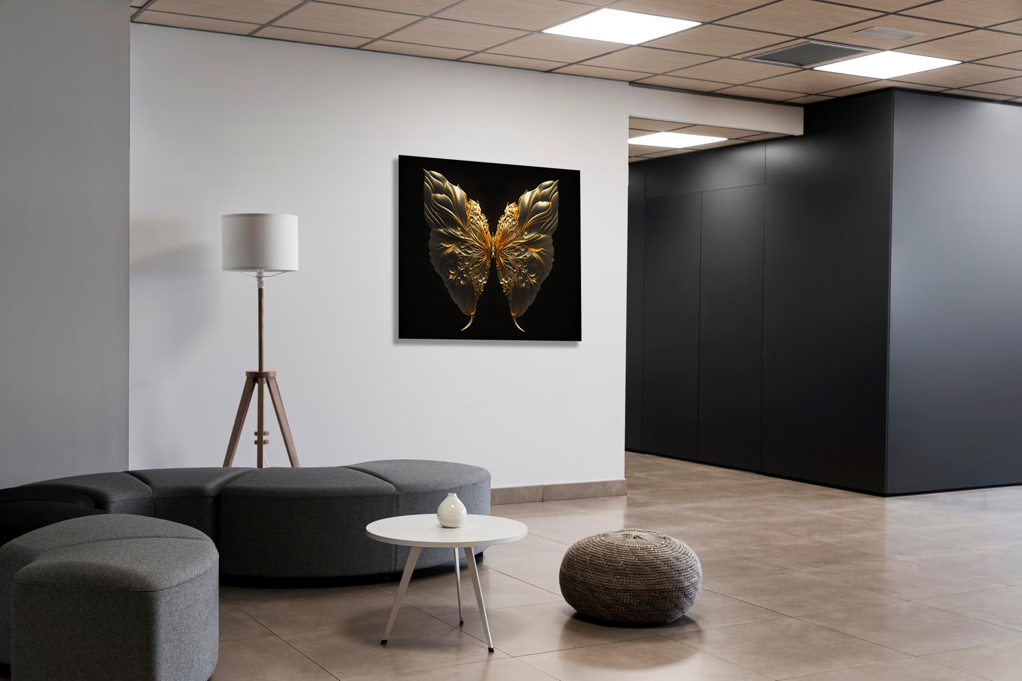 Illuminate Your Space with Golden-Edged Art - Image 4
