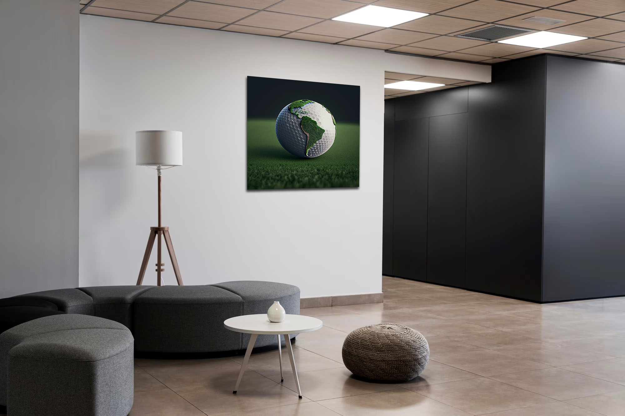 Hyperrealistic Earth Golf Ball: A Masterpiece - Image 3
