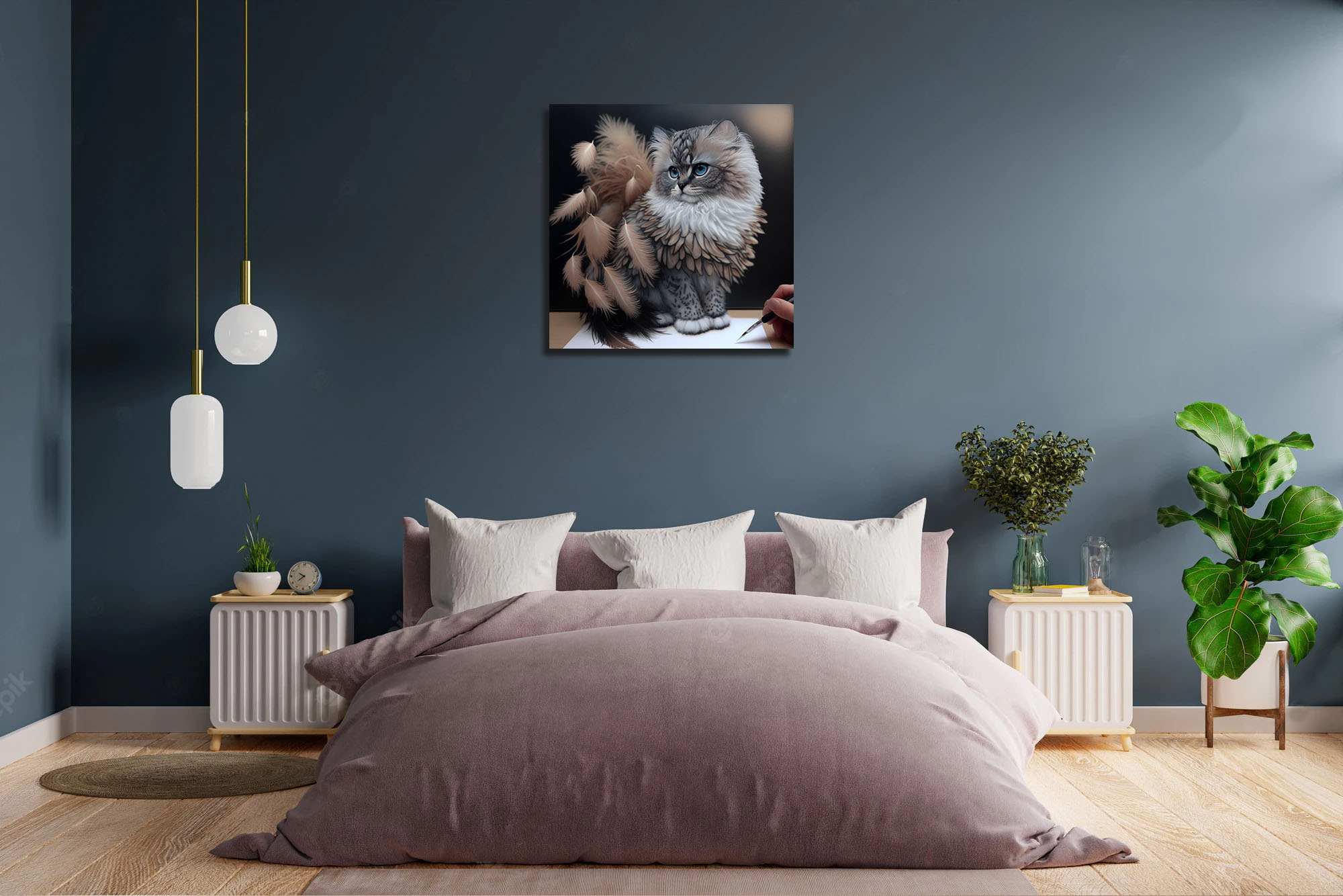 Discover Hyperrealistic Kitten Canvas Art - Image 4