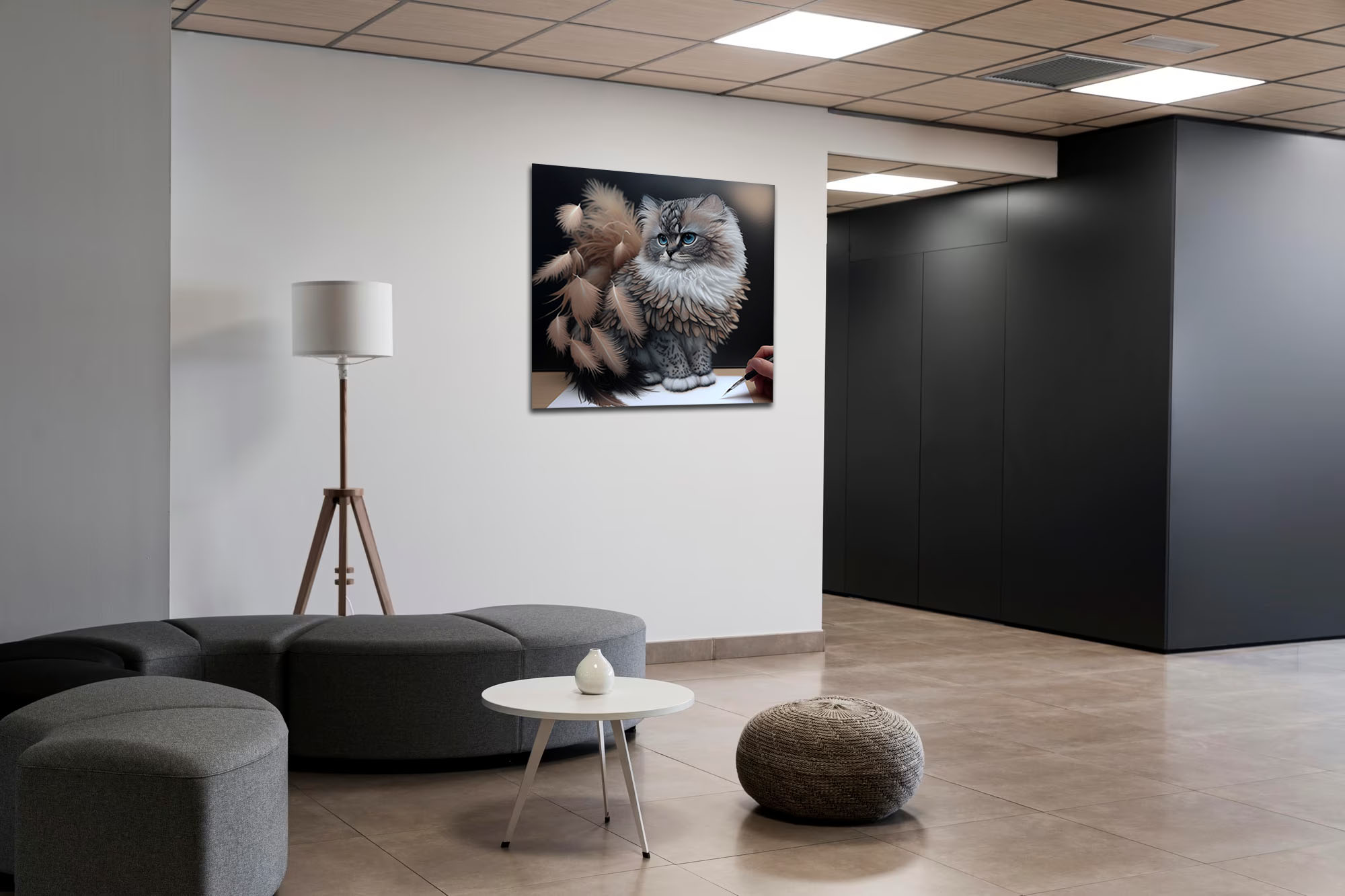 Discover Hyperrealistic Kitten Canvas Art - Image 3