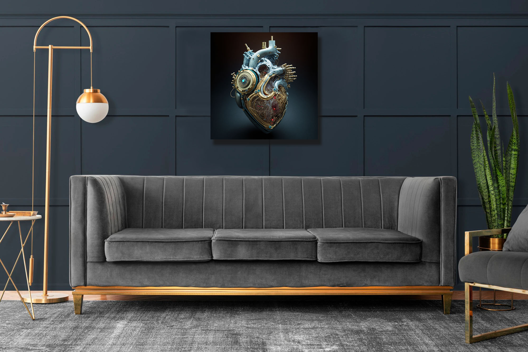 Futuristic Mechanical Heart Canvas Art - The Future Awaits - Image 7