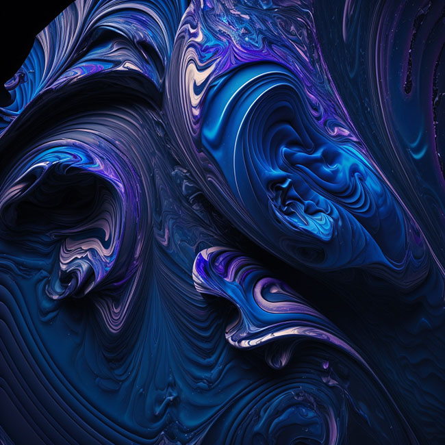 Enchanting Abstract Swirls Canvas Art