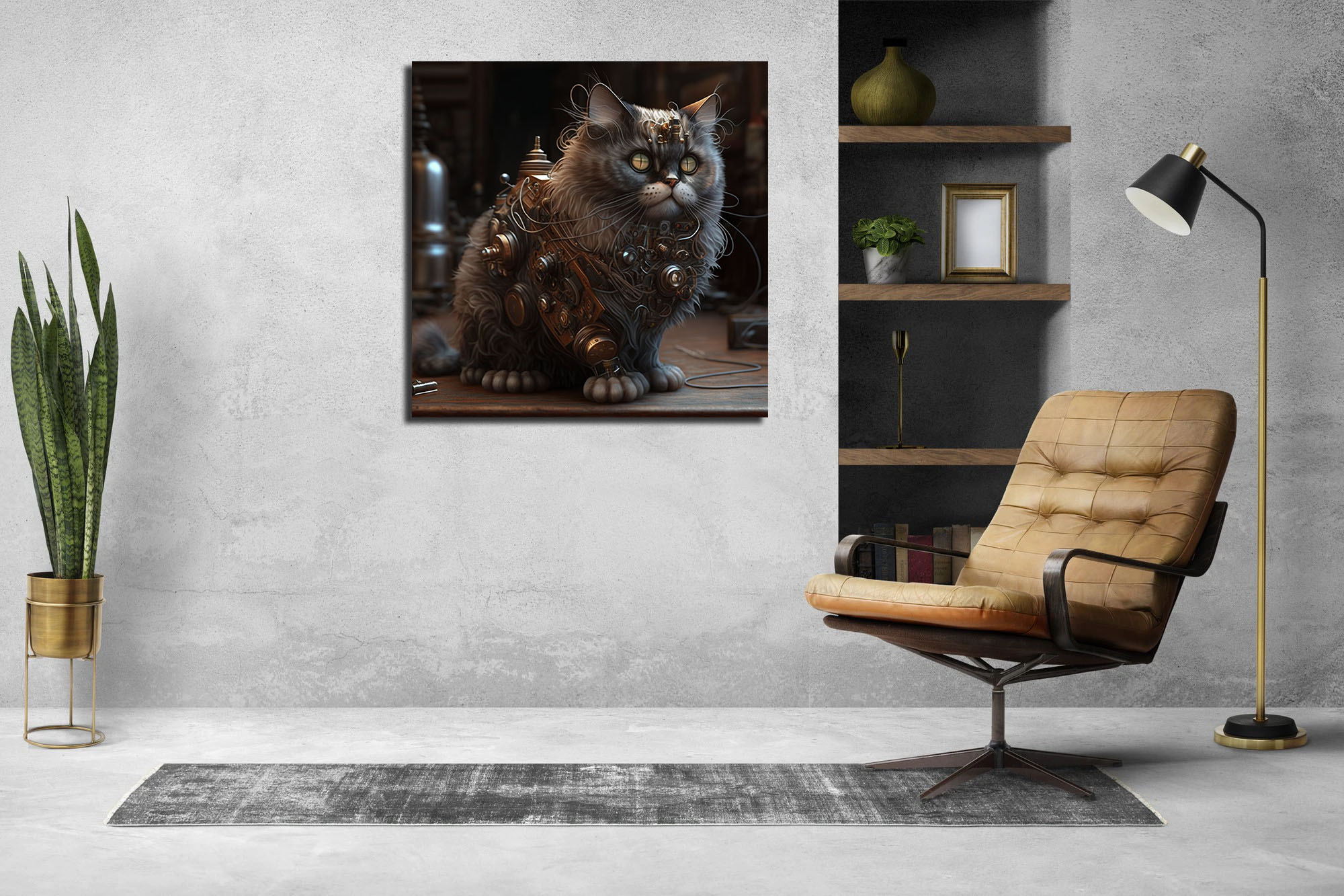 Futuristic Robotic Cat: Art Meets Technology - Image 6