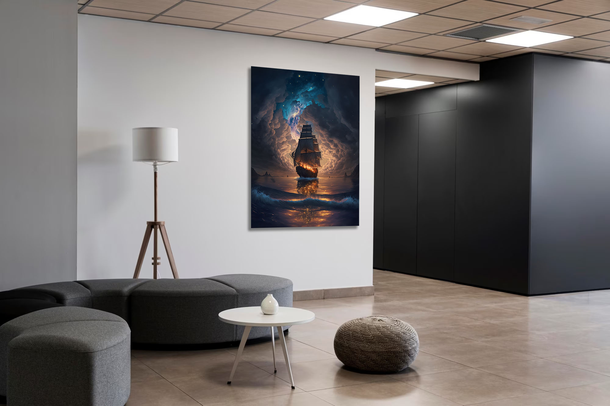 Lone Ship Under Starry Night: A Masterpiece - Image 7