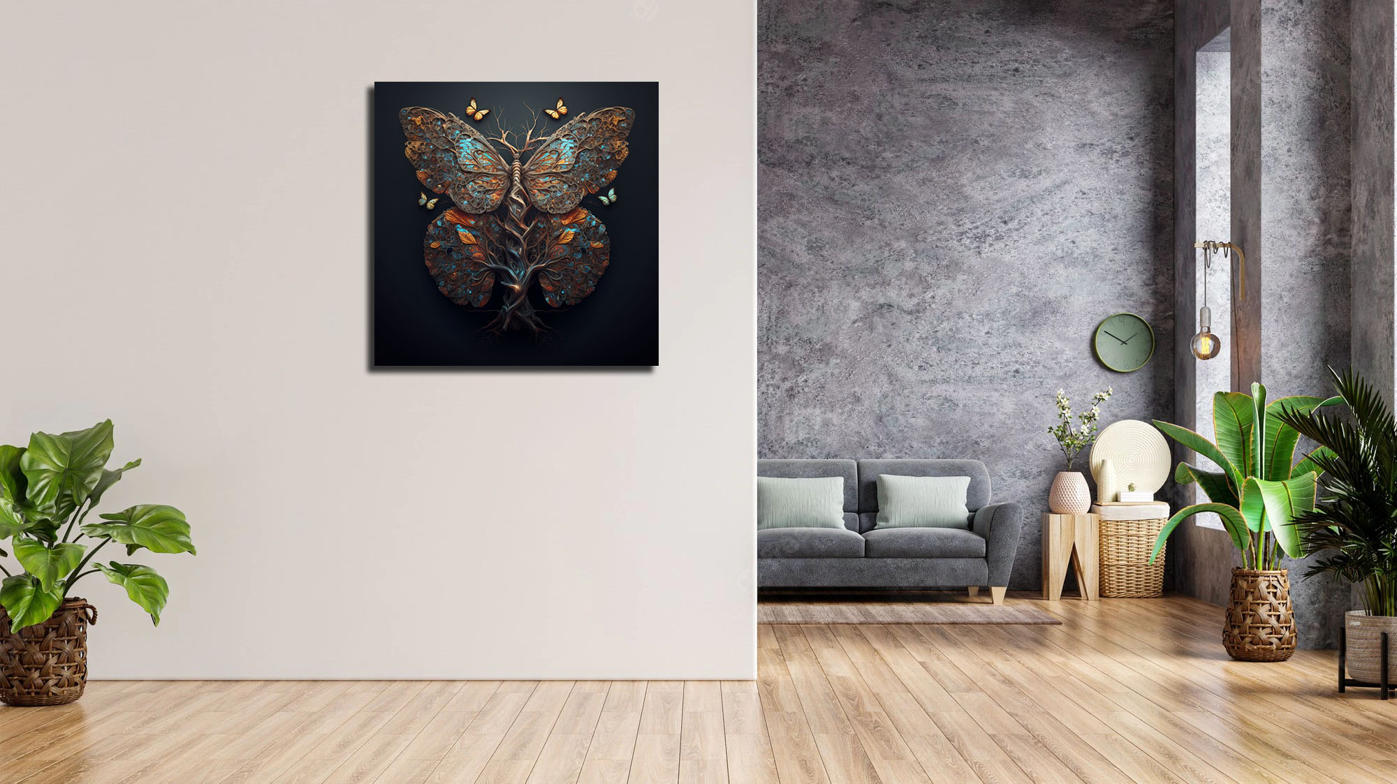 Butterfly Wing Tree of Life Art - Image 5