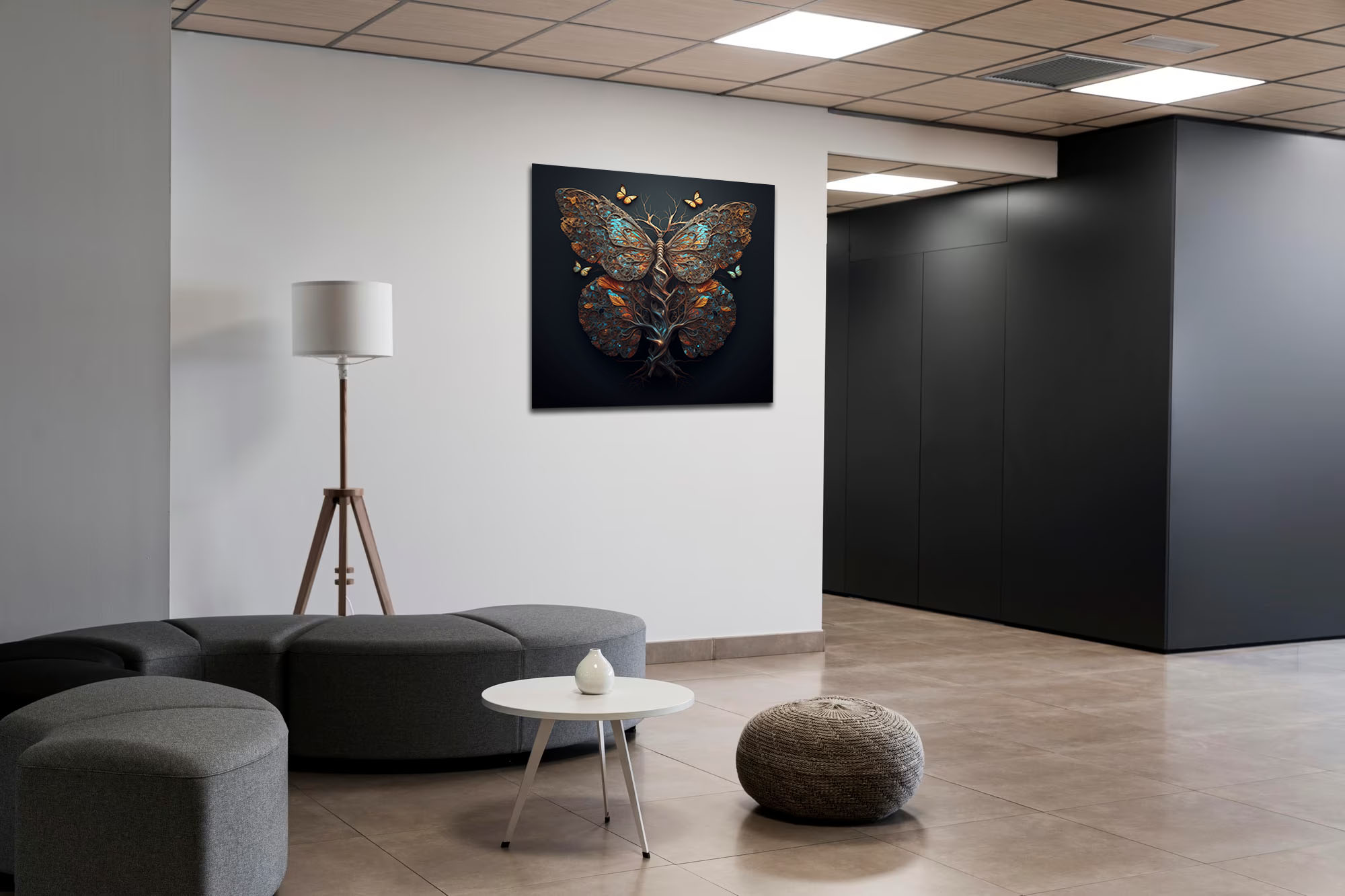 Butterfly Wing Tree of Life Art - Image 3