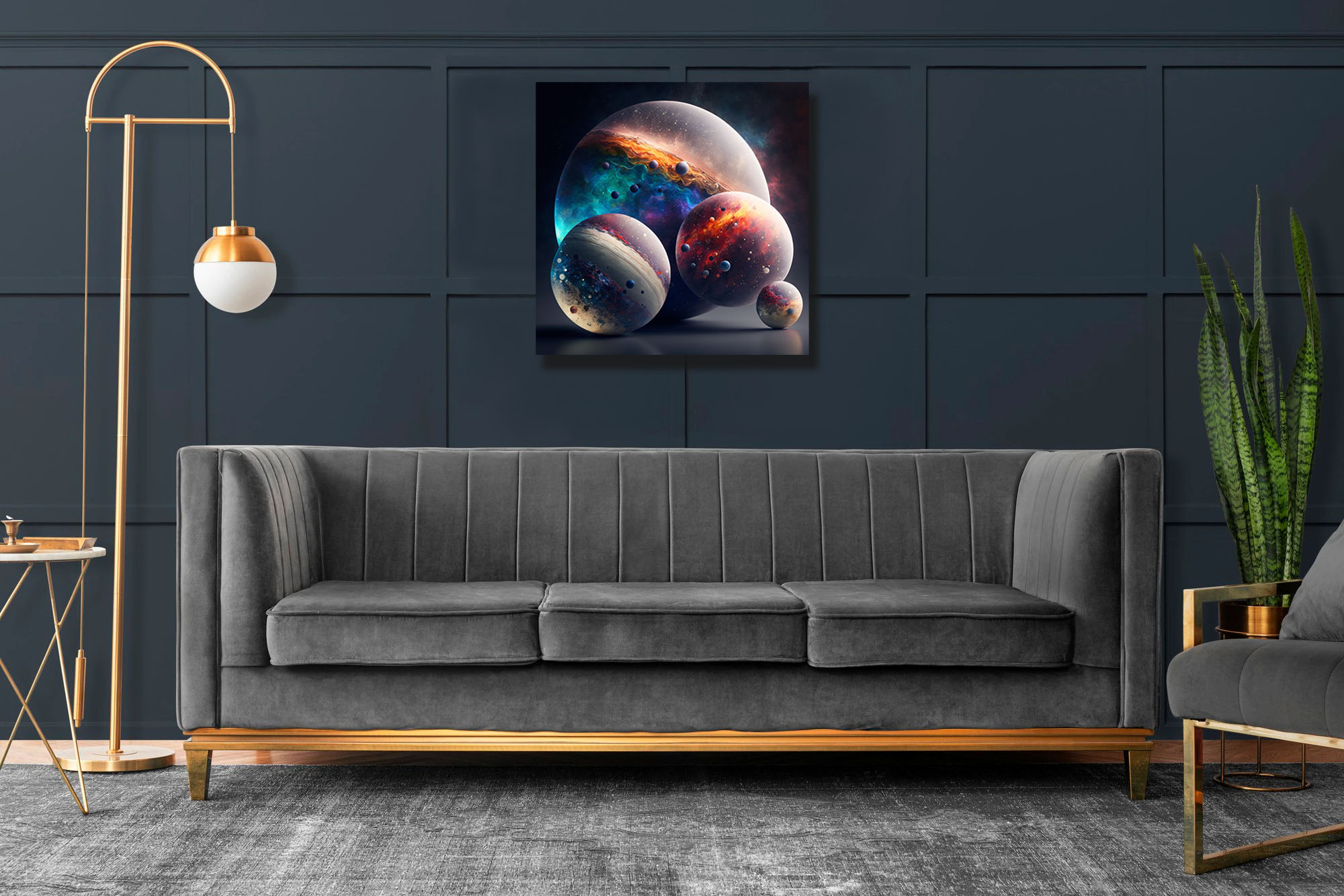 Timeless Universe: Artistic Marble Masterpiece - Image 7