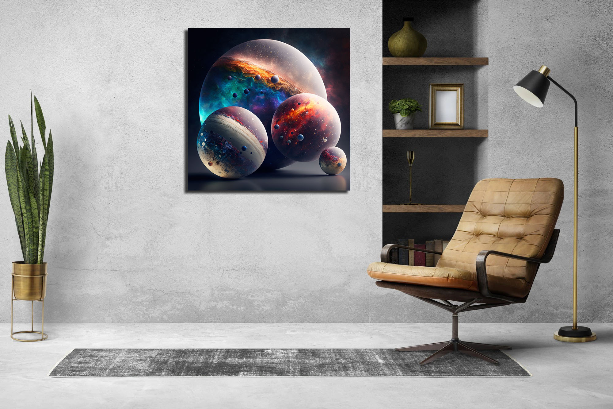 Timeless Universe: Artistic Marble Masterpiece - Image 6