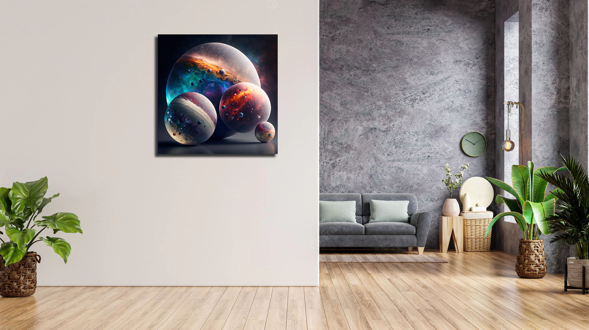 Timeless Universe: Artistic Marble Masterpiece - Image 5