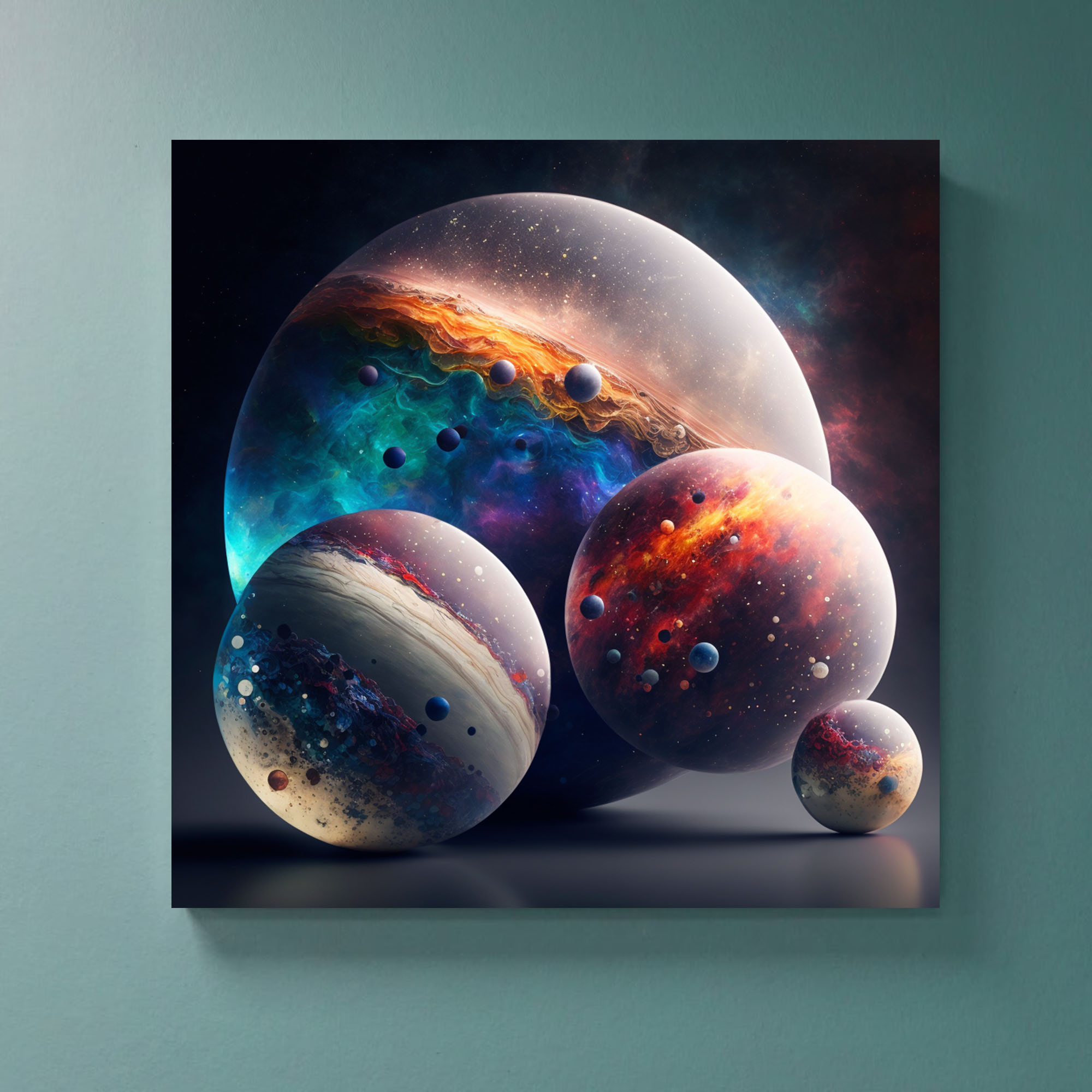 Timeless Universe: Artistic Marble Masterpiece - Image 2