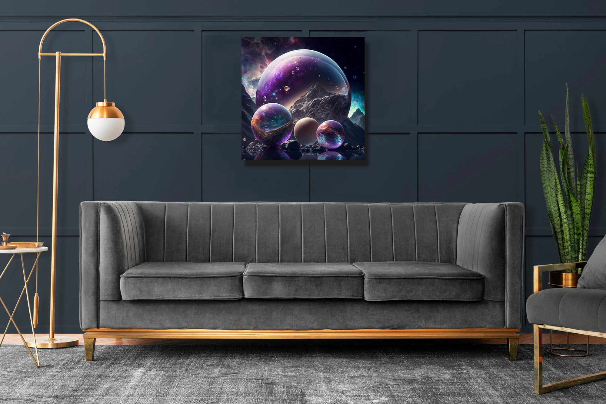 Mystical Marbles: Universes in Canvas Art - Image 7