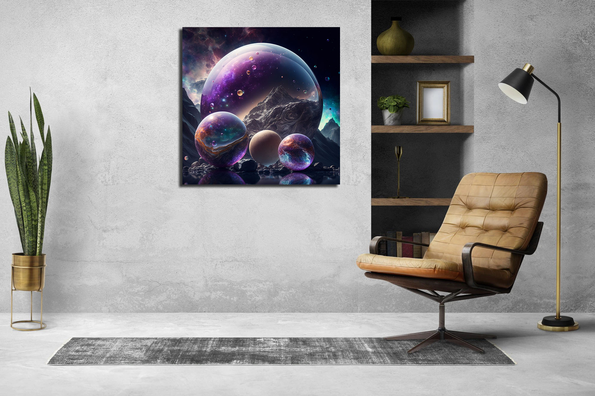 Mystical Marbles: Universes in Canvas Art - Image 6