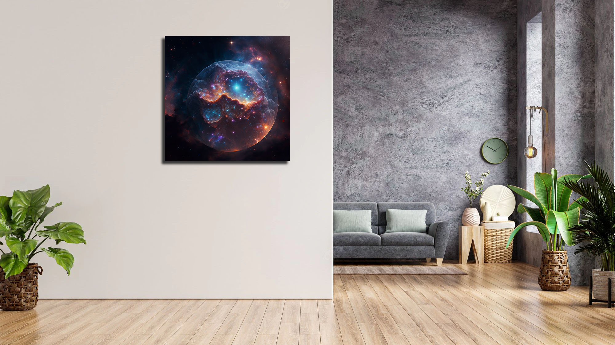 Immerse in Cosmic Beauty: Universe Sphere Art - Image 5